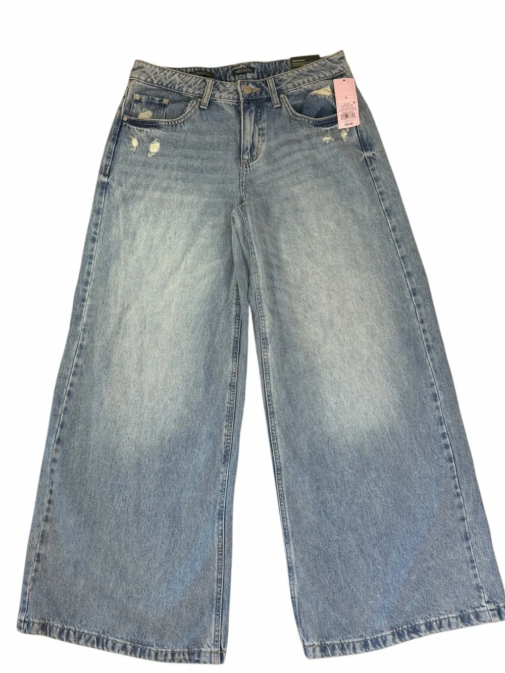 wild fable Baggy Light Blue Wide-Leg Jeans - Picture 1 of 5